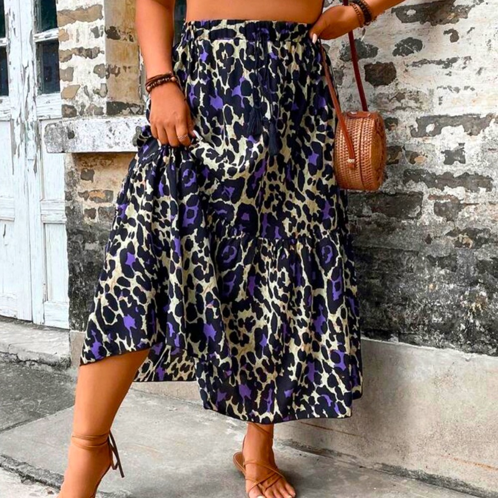 Size 18 leopard print skirt